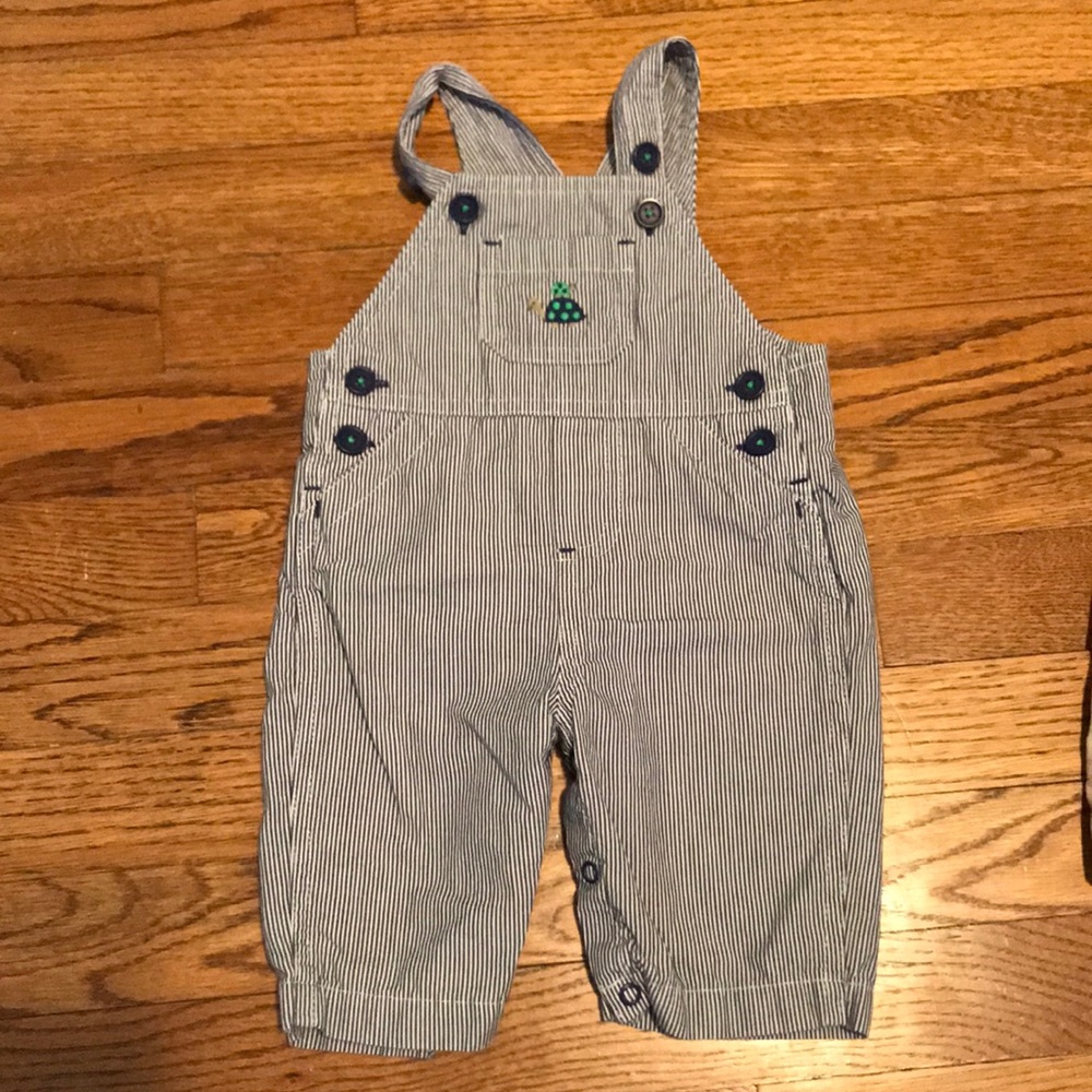 3 sets of 0-3 mo overalls - Picture 2 of 7